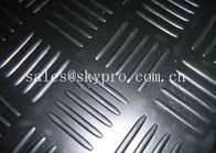 Pola pemeriksa Anti slip yang tahan lama 3mm - 6mm lantai karet daur ulang yang tebal
