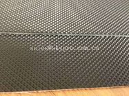 1.6mm Black Diamond Textured Light PVC Conveyor Belting Strong Load Capacity