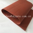 Merah / Transparan Lembut Fleksibel Silicone Rubber Foam Sheet Ketebalan 0.1-30mm