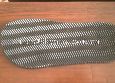 TPR Karet Karet Tunggal dengan pola zigzag gelombang, 40-80 shore A Hardness