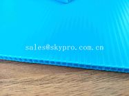 Ultraviolet - Proof Clear Plastic Hollow Board Corrugated Environmentally Friendly