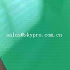 Daur Ulang Anti-statis Friendly Dilapisi PVC Fabric Green Smooth Permukaan PVC Truck Tarpaulin Coated Fabric