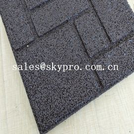 Crossfit safety insulation gym Mengunci lantai tikar ubin karet untuk bermain di luar ruangan atau gym dalam ruangan