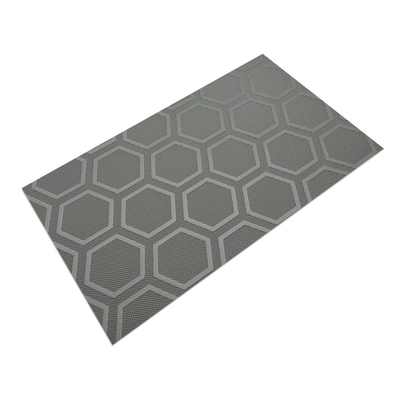 2 Ply anti-slip wear-resistant hexagon enam bar pola pvc conveyor belt