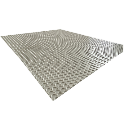 Transportasi Industri Crescent Permukaan Anti-slip Pola PVC Conveyor Belt