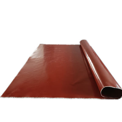 Kain serat kaca berlapis silikon berkualitas tinggi untuk suhu tinggi dan tahan api