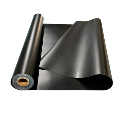 5 Mm Tebal PVC Glossy Black Flat Cleated Conveyor Belt Glossy Finish Terbuka