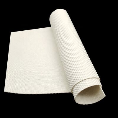 Sabuk Konveyor Anti-statis Pola Diamond PU Putih untuk Pembuat Adonan