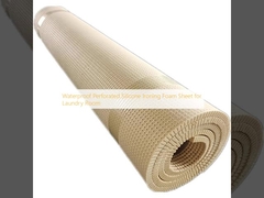 Lembar busa pengisar silikon berlubang tahan air untuk ruang cuci